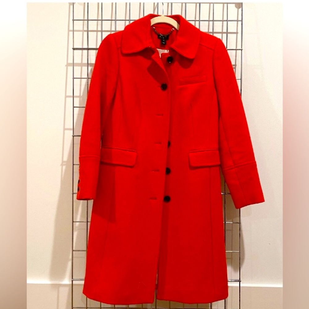J Crew Red Coat